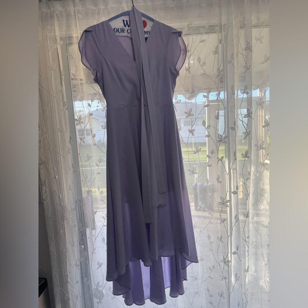 Lulu's French Countryside Lavender High-Low Dress